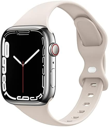 STG Sport Band Compatible with Apple Watch 38mm 40mm 41mm 42mm 44mm 45mm, Soft Silicone Slim Thin... | Amazon (US)