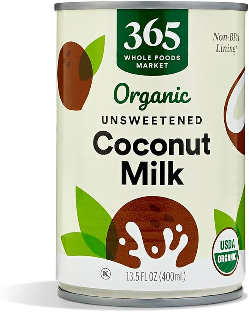 365 By Whole Foods Market, Coconut Milk Unsweetened Organic, 13.5 Ounce | Amazon (US)