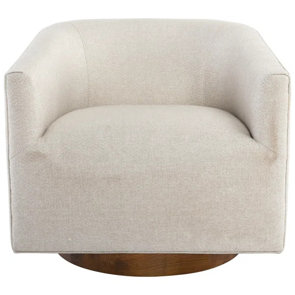 Soverall Upholstered Swivel Armchair | Wayfair North America