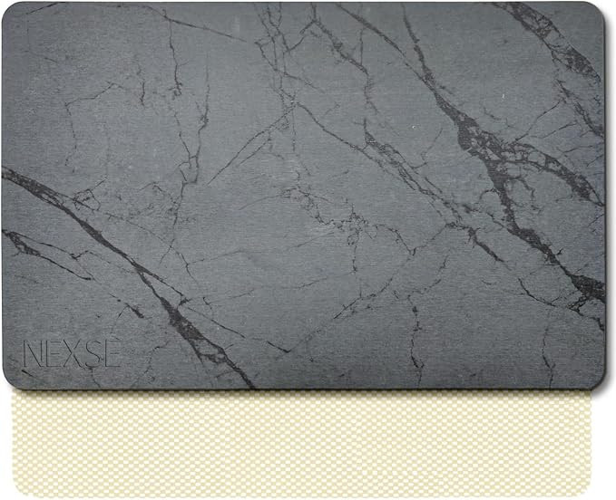 NEXSE Extra Large Stone Bath Mat for Bathroom (32" x 20") | Non Slip Super Absorbent Quick Dry Di... | Amazon (US)
