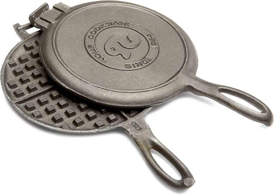 Rome Industries Old Fashioned Waffle Cast Iron, Black | Amazon (US)