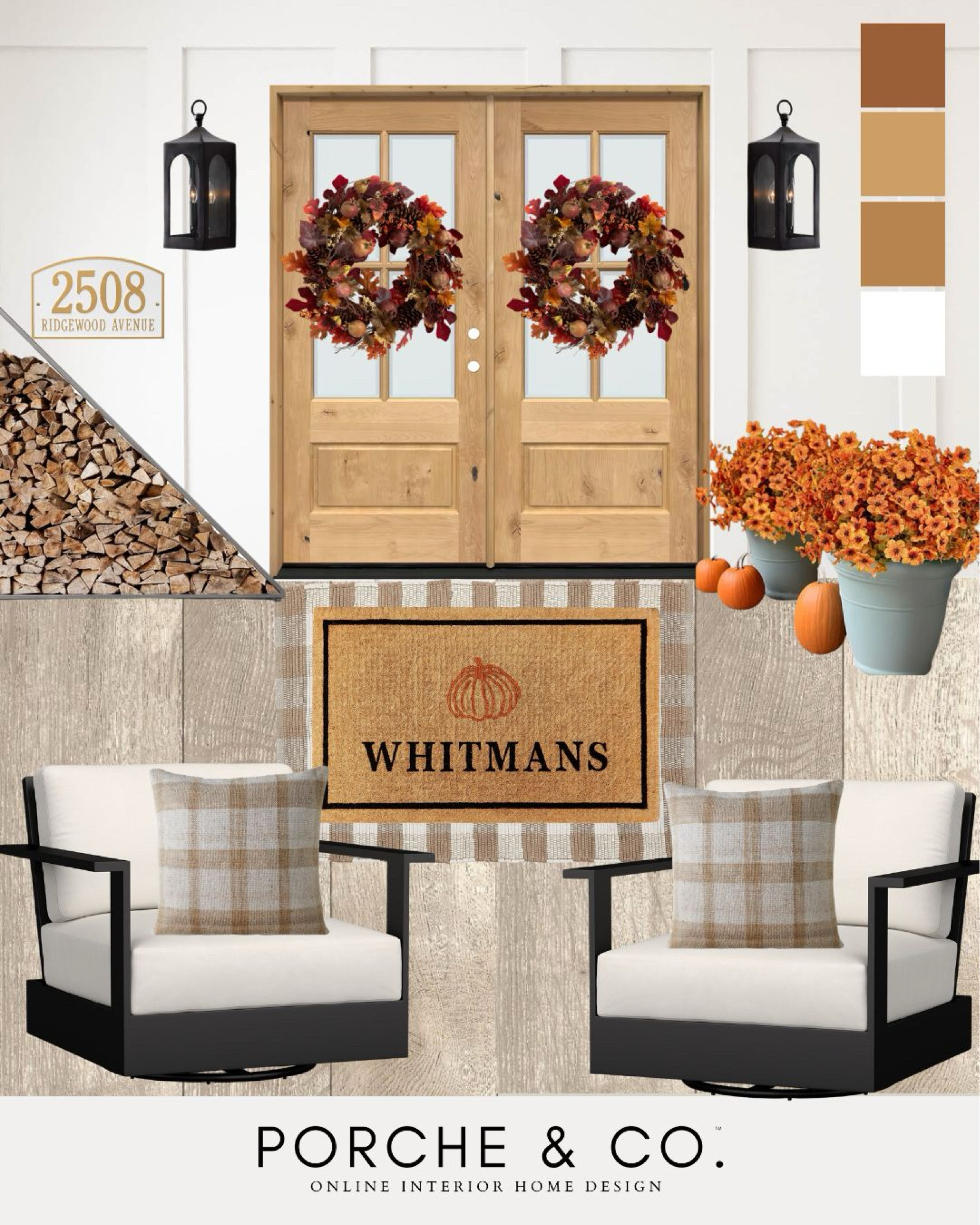 Fall Front porch, front porch decor, front porch styling, Fall decor
#visionboard #moodboard #porcheandco


#LTKSeasonal #LTKStyleTip #LTKHome