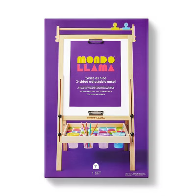 2-sided Dry Erase/Chalkboard Collapsible Easel with No-Spill Paint Cups and Art Clips - Mondo Lla... | Target