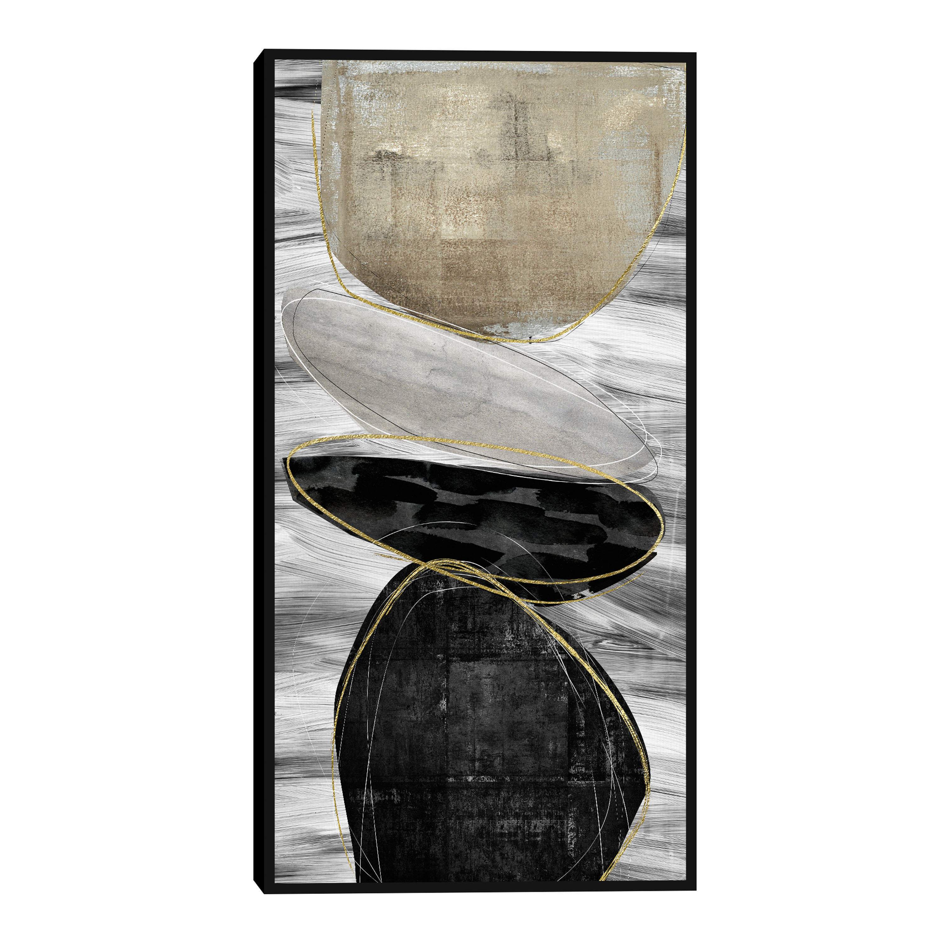 Stagger by Nikki Chu Framed Canvas Wall Art | World Market