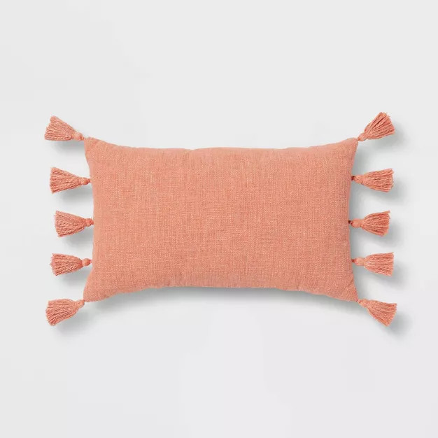 Lumbar Throw Pillow with Side Tassels - Threshold™ | Target