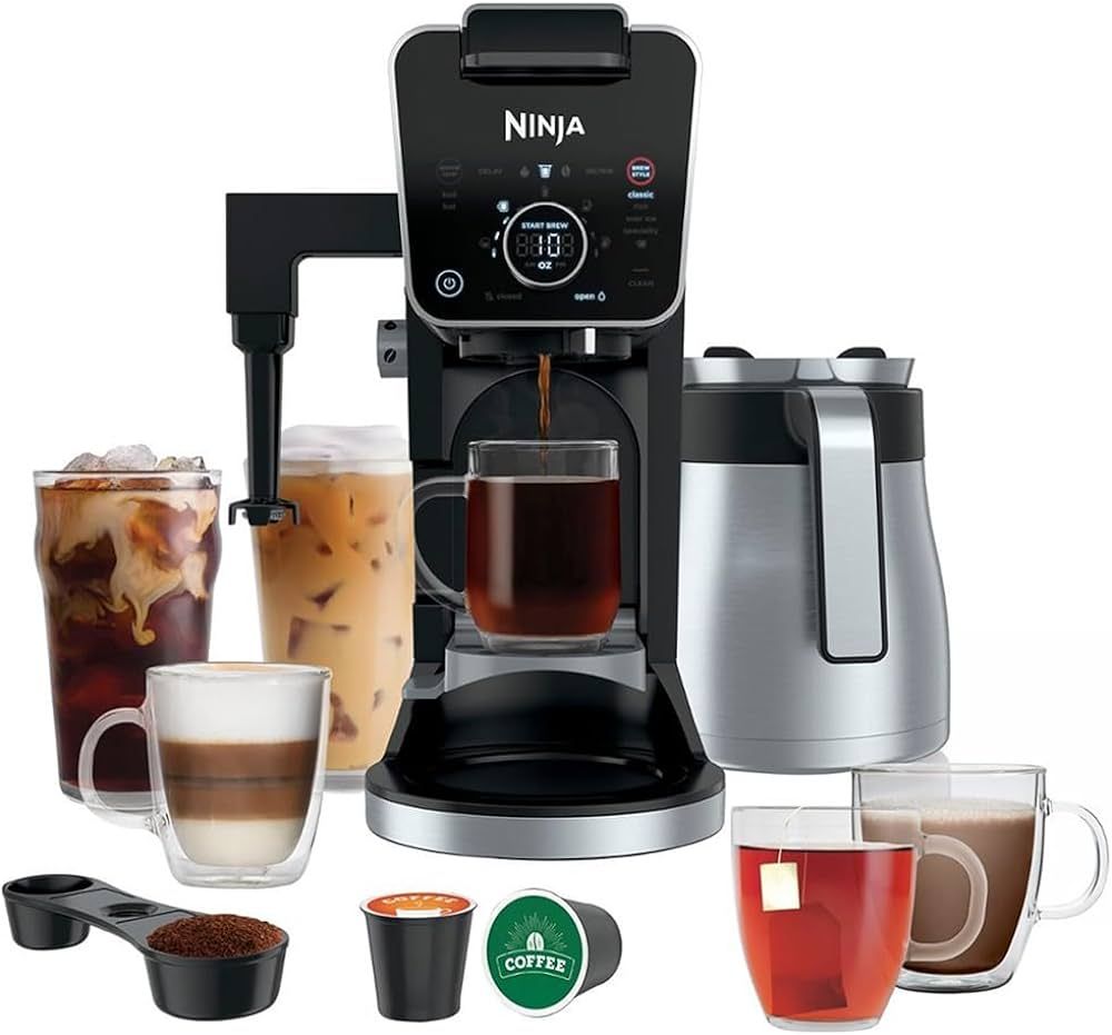Ninja CFP305 DualBrew Pro Specialty 12-Cup Drip Coffee Maker Thermal Carafe (Renewed) | Amazon (US)