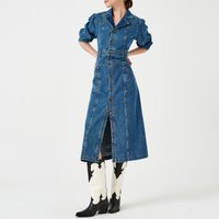 Seventy + Mochi Mia Midi Denim Dress - M | Coggles (Global)