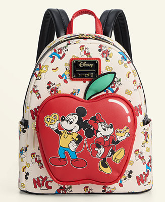 Loungefly Disney | Macy's Mickey Mouse & Minnie Mouse Printed Mini Backpack, Macy's Exclusive - M... | Macy's