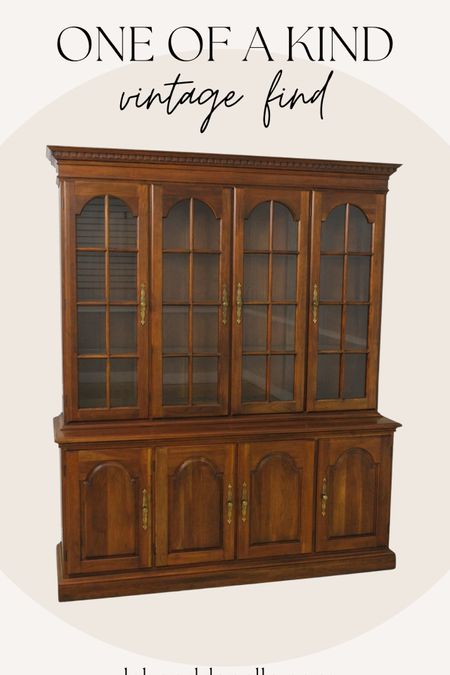 One of a kind vintage find 😍 how gorgeous is this antique china cabinet? 

Antique, antique furniture, china cabinet, cabinet, wooden furniture, dining room, cabinet, Deb and Danelle 

#LTKFind #LTKstyletip #LTKhome
