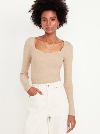 Long-Sleeve Ribbed Sweater | Old Navy (US)