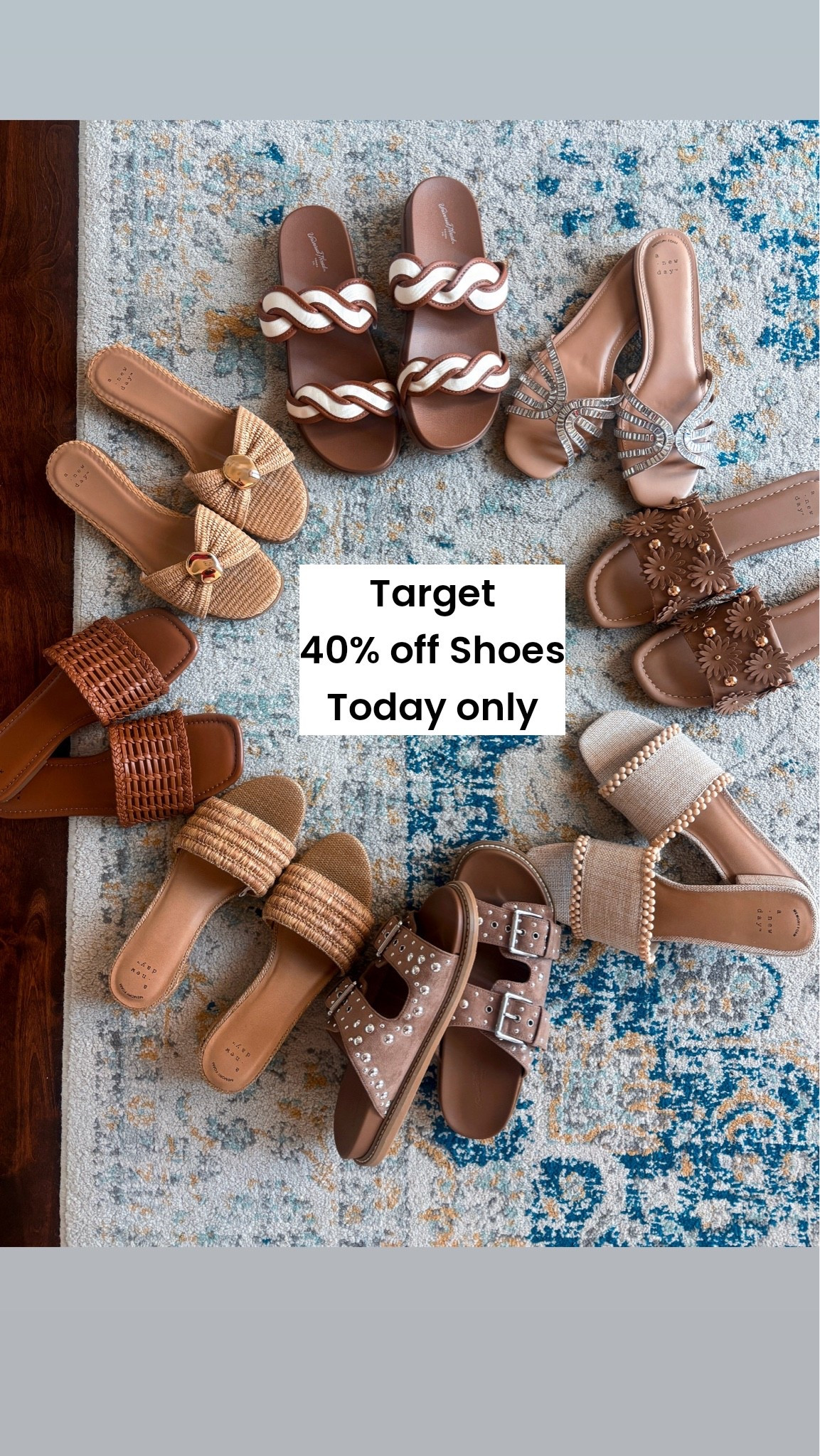 @Target shoes 40% for the whole family today!

#LTKSaleAlert