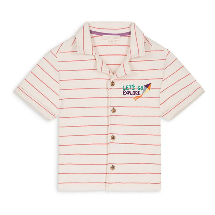 Shirt Alov Frottee | Seidenfarben | Smallable