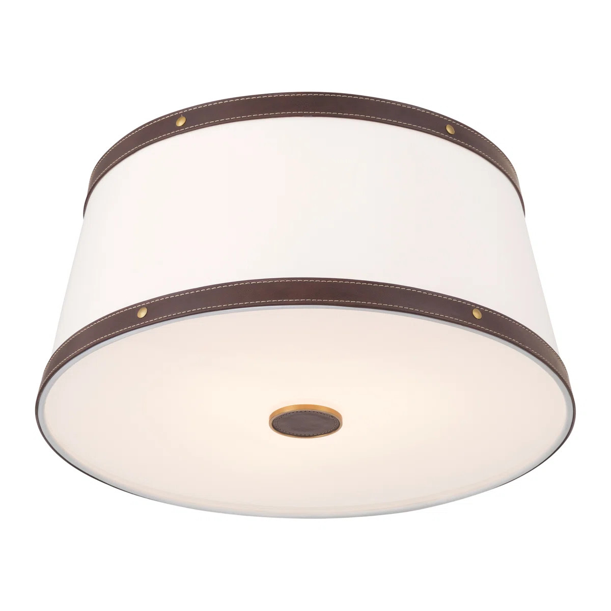 Libby Langdon Callahan 17'' Luxe Gold Flush Mount | Perigold
