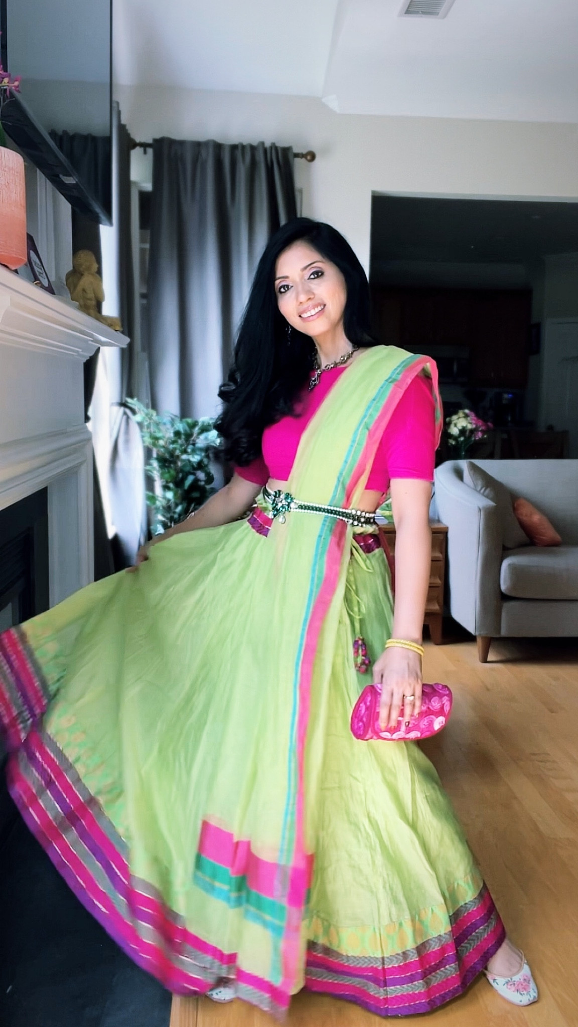 Waiting for Navratri!
.
Lehanga choli, waist belt 

#LTKstyletip #LTKSeasonal #LTKwedding