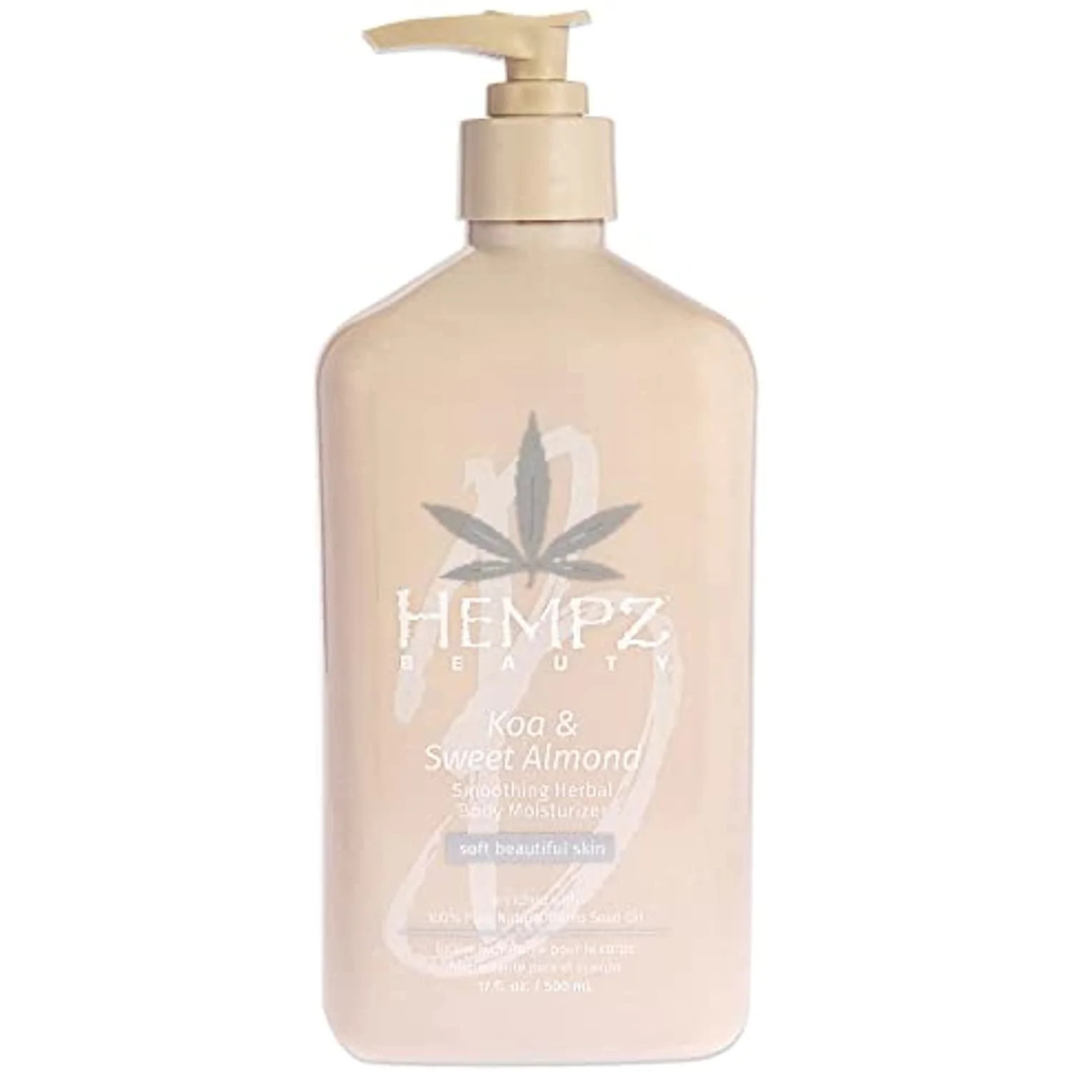 Hempz Smoothing Herbal Body Moisturizer, Koa & Sweet Almond, 17 Oz - Hydrating, Lightweight Body ... | Walmart (US)