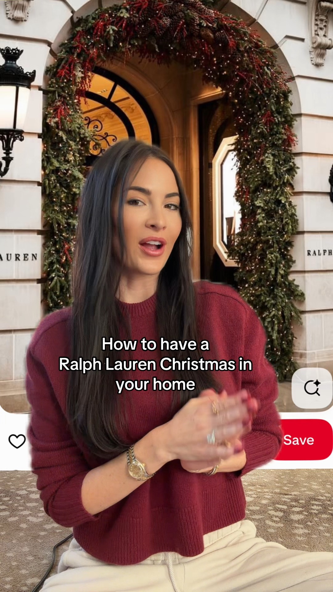 Ralph Lauren Christmas Mantel ✨
