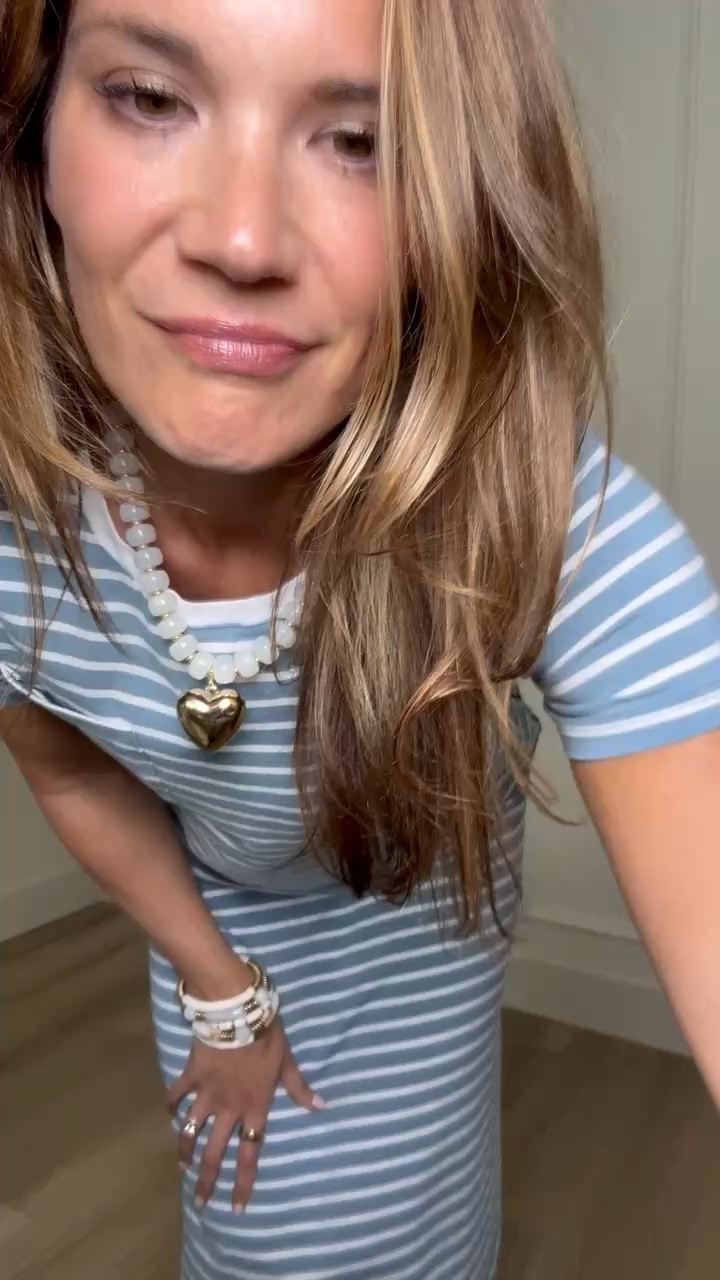 This striped t shirt dress is the definition of an easy summer outfit. Just throw it on with sneakers or sandals and you’re ready for errands, travel days, beach walks, or casual weekends. Comfortable, flattering, and one of those pieces you’ll reach for on repeat.

Striped dress, t shirt dress, casual summer outfit, everyday dress, vacation outfit, travel style, blue striped dress, comfortable fashion, weekend outfit, effortless style, summer wardrobe, easy outfit idea, StangandCo

#LTKTravel #LTKSeasonal #LTKTall