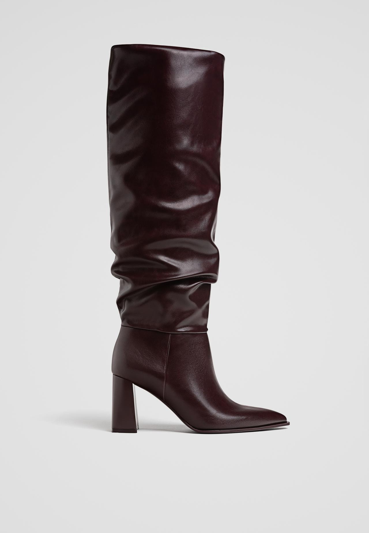 High-heel slouchy knee-high boots£65.99Select size | Stradivarius (UK)