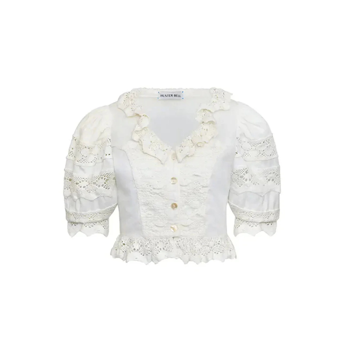 Primrose Blouse in White | Over The Moon