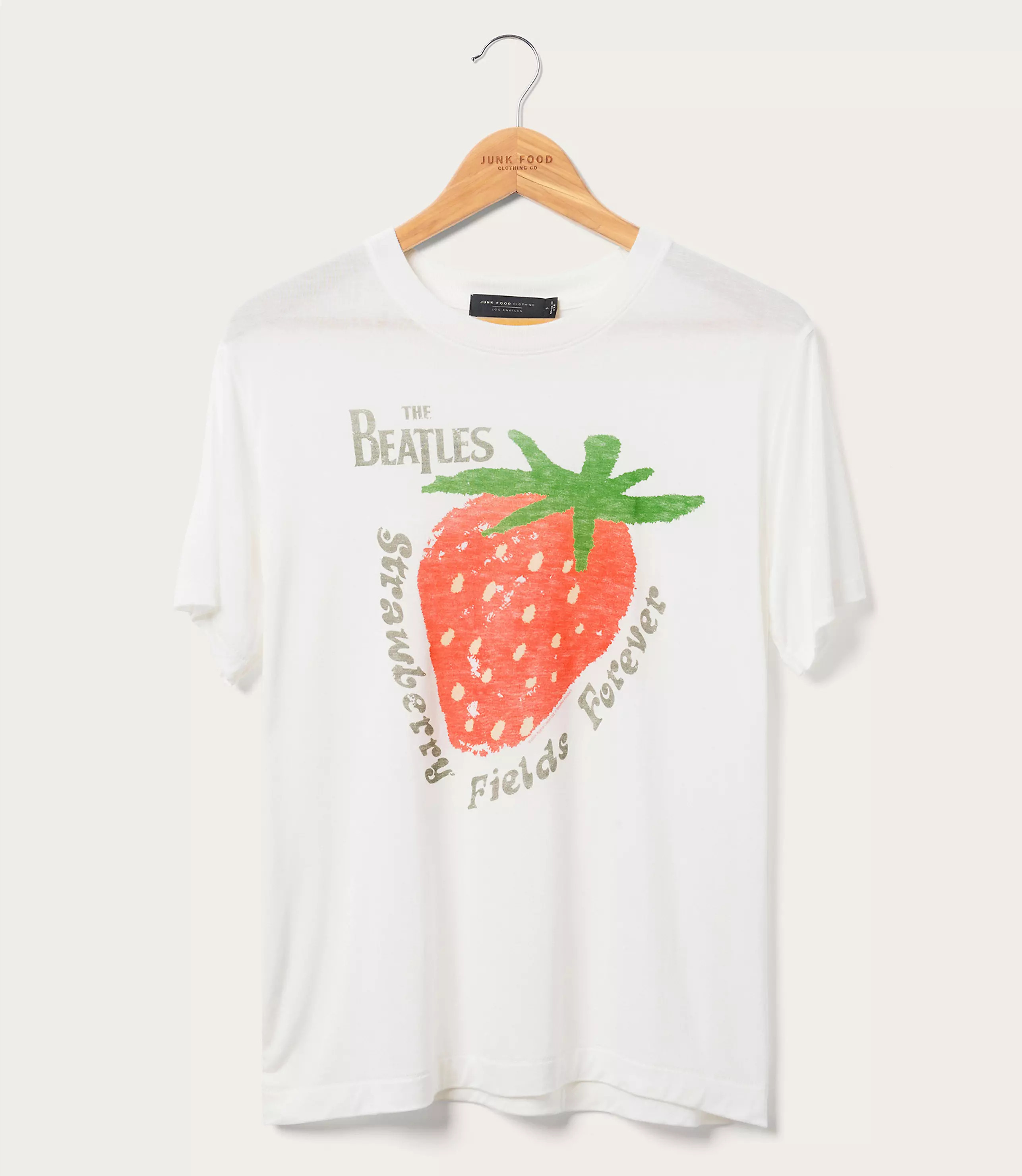 Junk Food The Beatles Strawberry Fields Forever Vintage Tissue Tee | LOFT