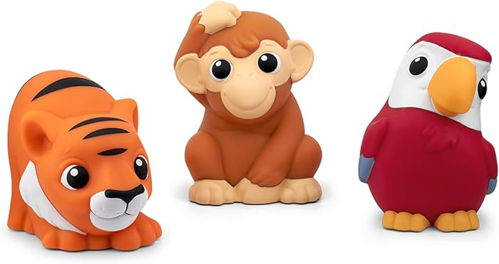 Tonies My First Jungle Set - Monkey, Parrot and Tiger Soft and Squeezable Audio Toy Figurines | Amazon (US)