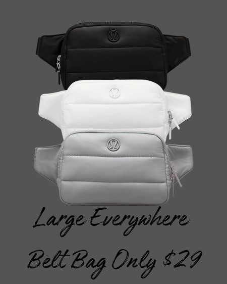 lululemon Large Belt Bag on sale! 

#LTKitbag #LTKfindsunder50 #LTKsalealert