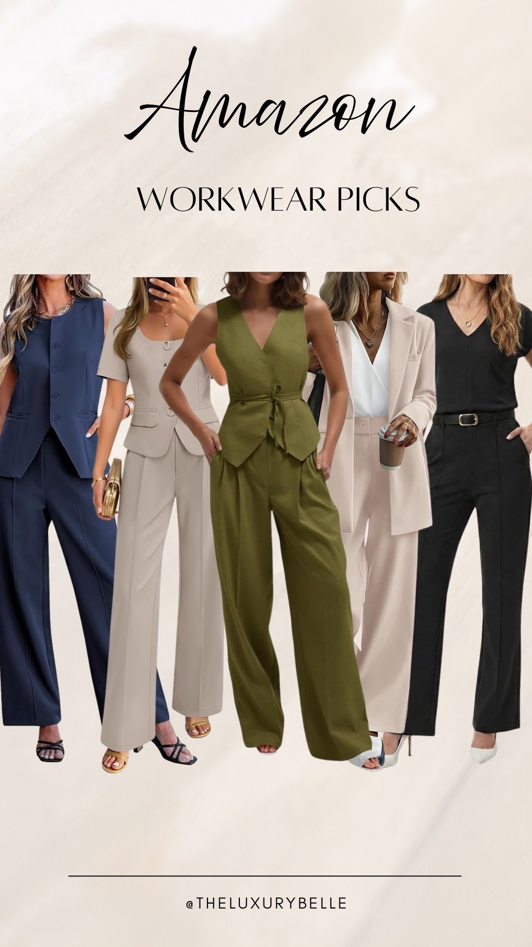 Amazon workwear picks—neutrals for spring! 

#LTKgrwm #LTKWorkwear #LTKootd