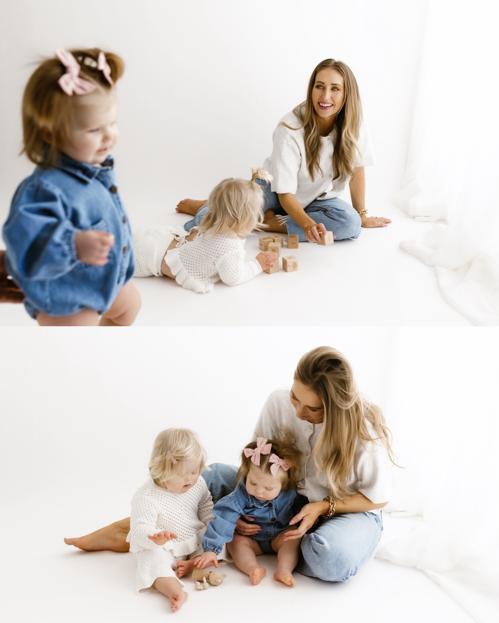 Family photo outfits! Obsessed with these jeans - my favorite! The cardigan is sold out in the grey, but I love this soft top. Ozzy’s outfit is SO CUTE. I couldn’t find Banks outfit anymore but found alternatives that are so cute! 

#LTKKids #LTKmomlife #LTKgrwm