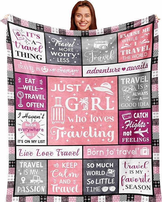Unique Travel Gifts for Women/Girls, Cute Travel Accessories/Essentials for Vacation, Best World ... | Amazon (US)