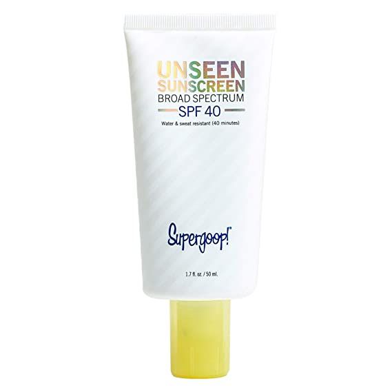 Supergoop! Unseen Sunscreen SPF 40, 1.7 oz - Oil-Free, Weightless & Invisible Broad Spectrum Face... | Amazon (US)