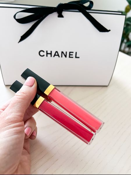 Chanel lipgloss - pink colors for Spring & Summer 

These glosses have been a long time favorite of mine - come in lots of colors but I love the shades of pink - they go with everything! 

Make a great Mother’s Day gift idea too! 

#LTKbeauty #LTKGiftGuide #LTKunder50