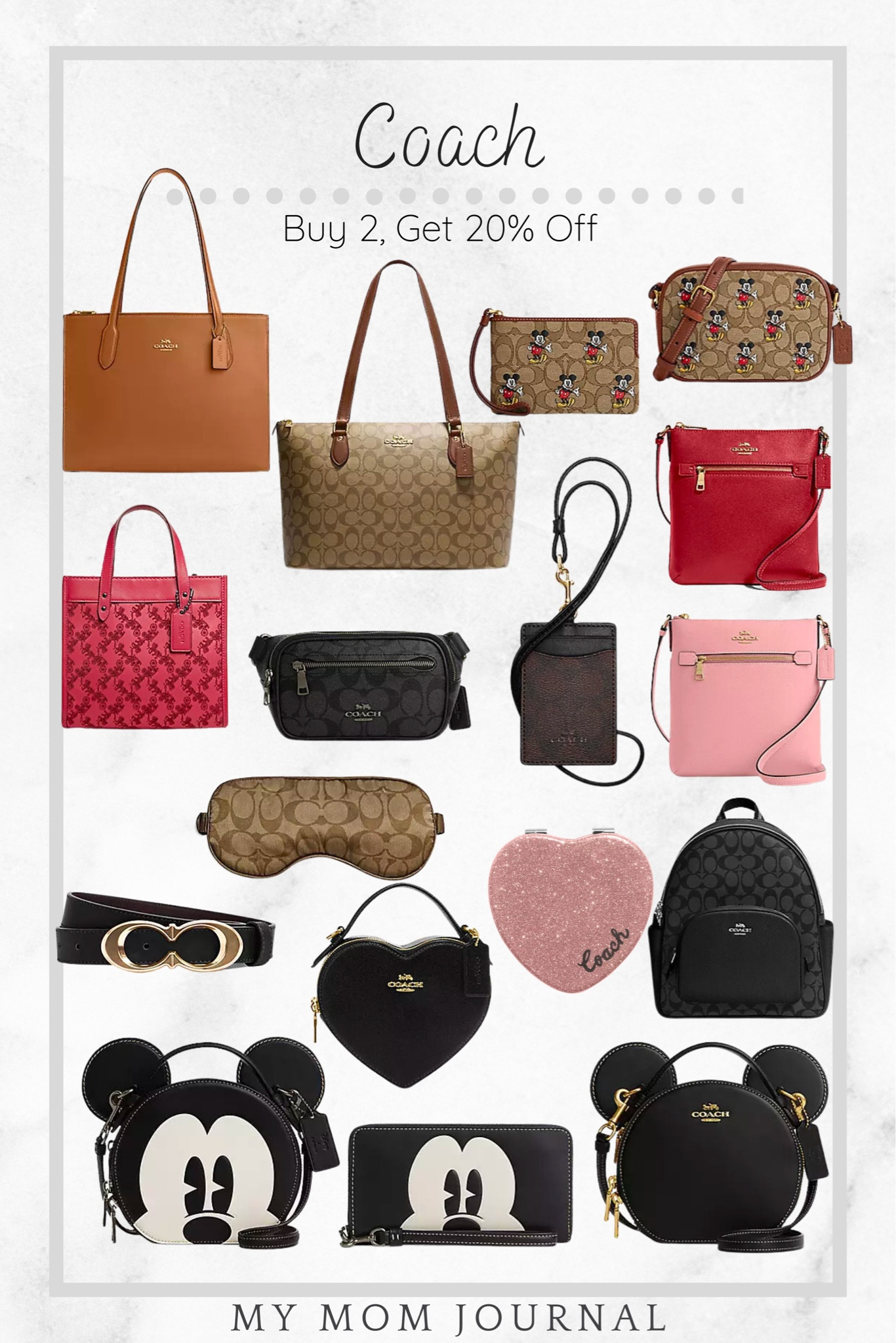 Coach Outlet has Buy 2, Get 20% off! It makes the already discounted items even cheaper! So many great smaller gift ideas for stockings or friends!

#christmas #christmasgifts #giftideas #coach #stockings #giftsforteens #giftsformom #giftsforwomen #dotd 

#LTKHoliday #LTKitbag #LTKsalealert