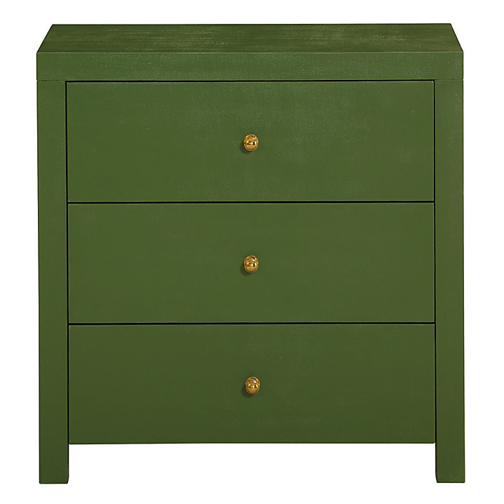 Santone 3 Drawer Nightstand in Moss Green | Ballard Designs, Inc.