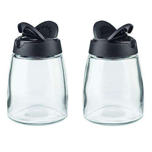 MILEKE Salt and Pepper Shakers, Moisture-Proof Condiment holders 150ML, 2/pack | Amazon (US)