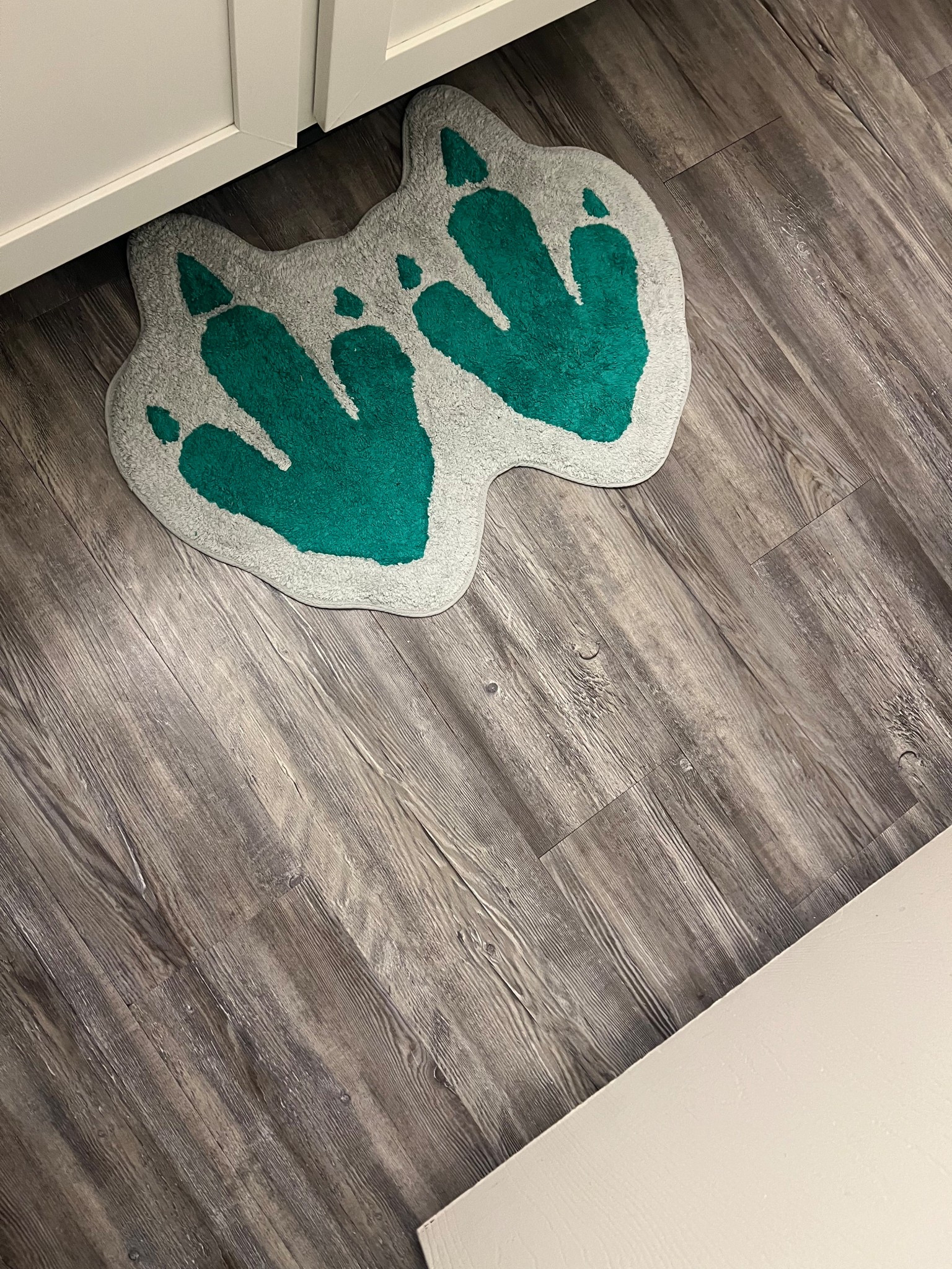 My sons dinosaur 🦖 theme bathroom rug.
#kids #bathroom #decor #rug #dinosaur 

#LTKHome #LTKFindsUnder50 #LTKKids