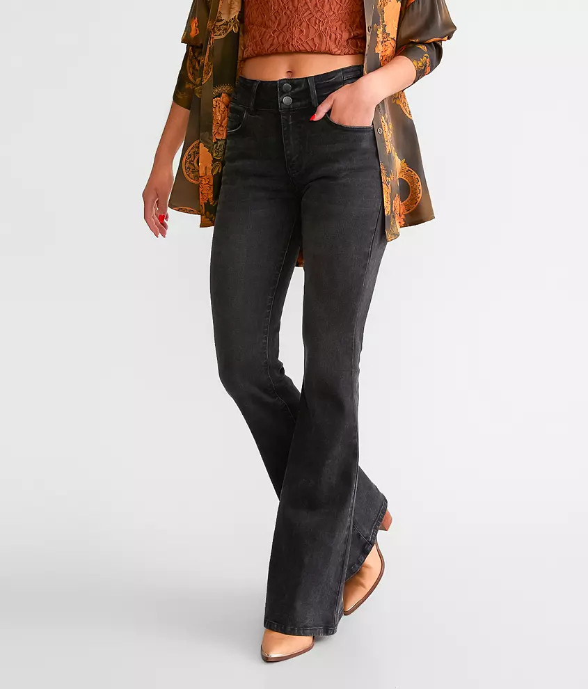 Signature Kurvy High Rise Flare Stretch Jean | Buckle