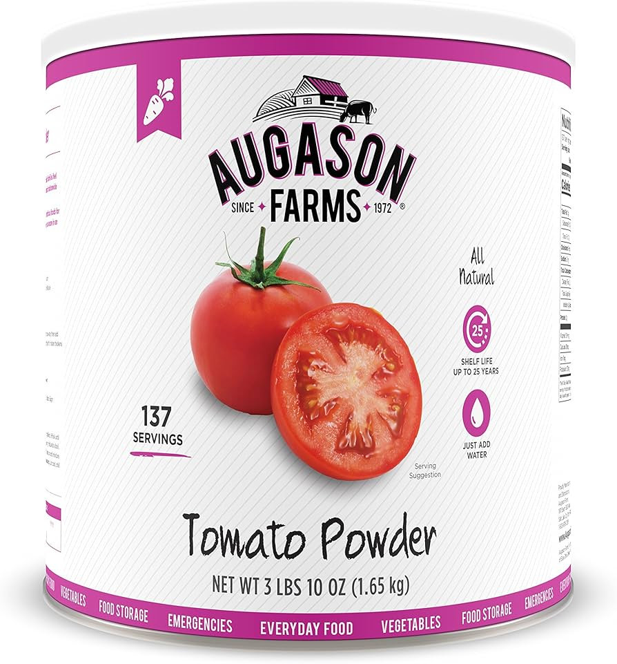 Augason Farms Tomato Powder Emergency Food Storage 3 lbs 10 oz | Amazon (US)