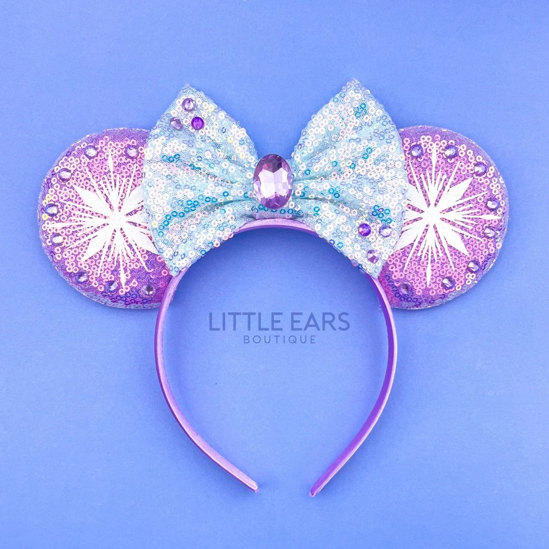 Disney Ears Frozen Ears Elsa Ears Elsa Mickey Ears Frozen - Etsy | Etsy (US)