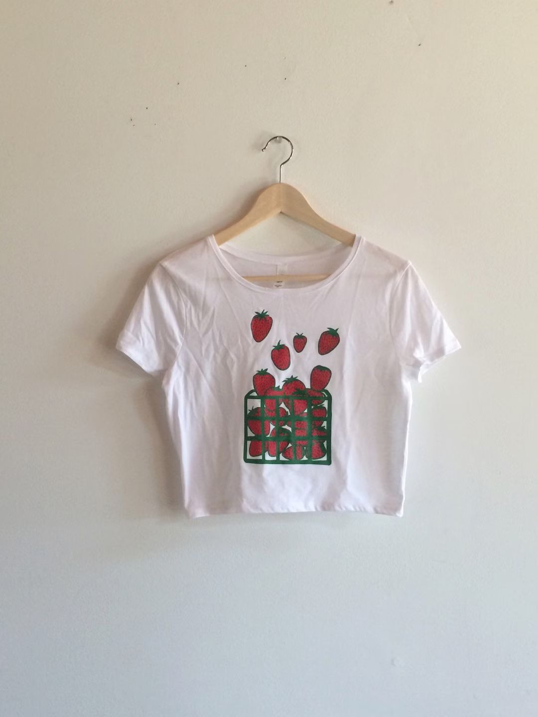 Strawberry Crop Top, Strawberry Shirt, Food Shirt, Gardening Gift, Foodie Gift - Etsy | Etsy (US)