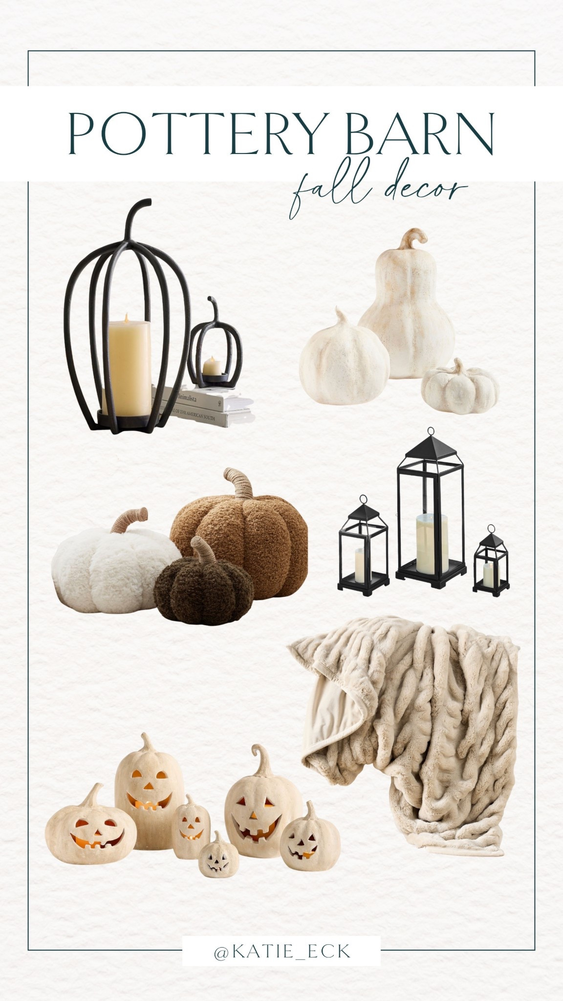 Pottery Barn fall decor favorites 🍂

Faux Fur Ruched Throw Blanket // Handcrafted Terracotta Pumpkins // Handmade Terracotta Jack O' Lantern // Handcrafted Fallon Pumpkin Candle Holder // Cozy Pumpkin Pillow 

#LTKFindsUnder100 #LTKSeasonal #LTKHome