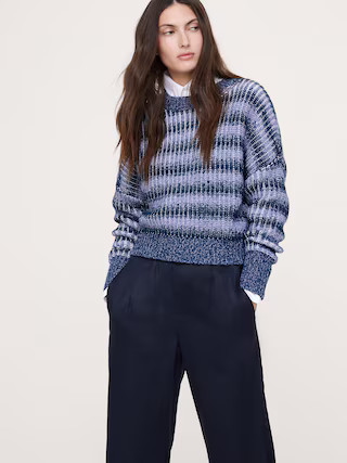 Cotton Crew-Neck Sweater | Banana Republic (US)