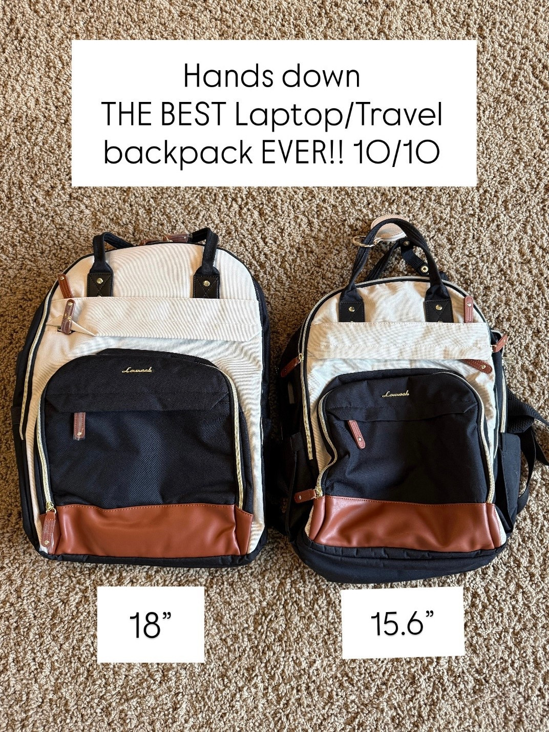 Hands down the best laptop travel backpack ever!  I owned the 15.6" size  for years and just bought the 18" Perfect for traveling and work. Highly recommend!

#LTKmomlife #LTKWorkwear #LTKTravel