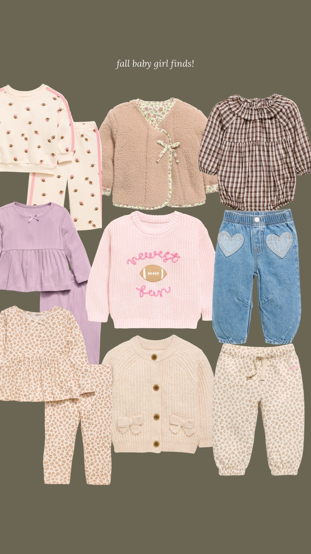 The cutest fall baby girl outfit finds!! 🍂