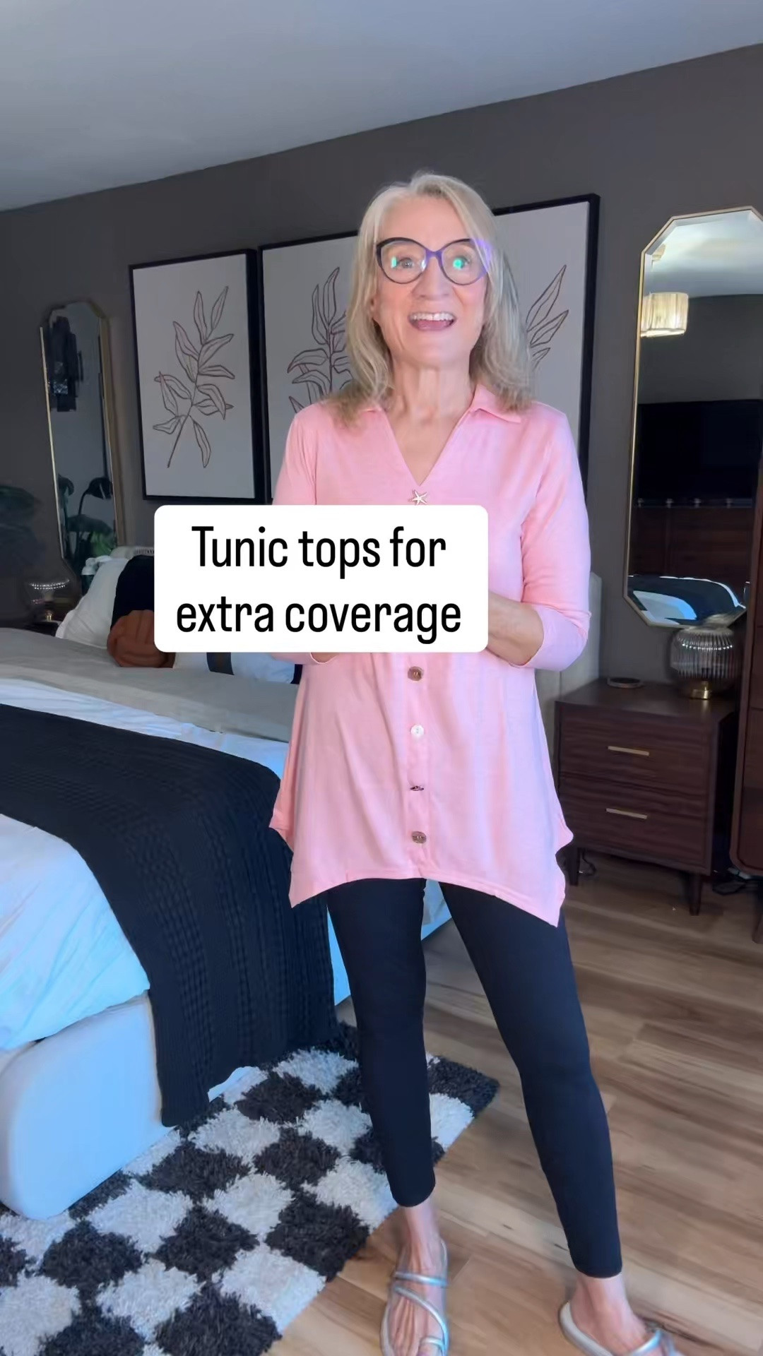 Some of you have asked for longer length tops/tunic style for extra coverage! So I found a couple that I think are really cute. 
Comment “SHOP” and I’ll send the links  
Hi, I’m Lisa 👋 I share about affordable fashion 👗 for women 50+ and my weight loss journey. I’m 5'6", 135 pounds, and wear a size 4/6 (S) for reference. @nagoo_boutique @amazoninfluencerprogram #affordablefashion #tunictops ##bodyinclusivity #fashionover50

#LTKootd #LTKOver40