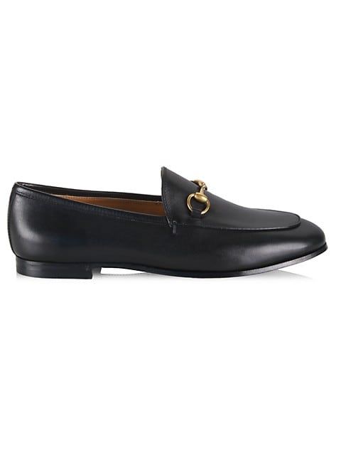 Gucci Jordaan Leather Loafers | Saks Fifth Avenue