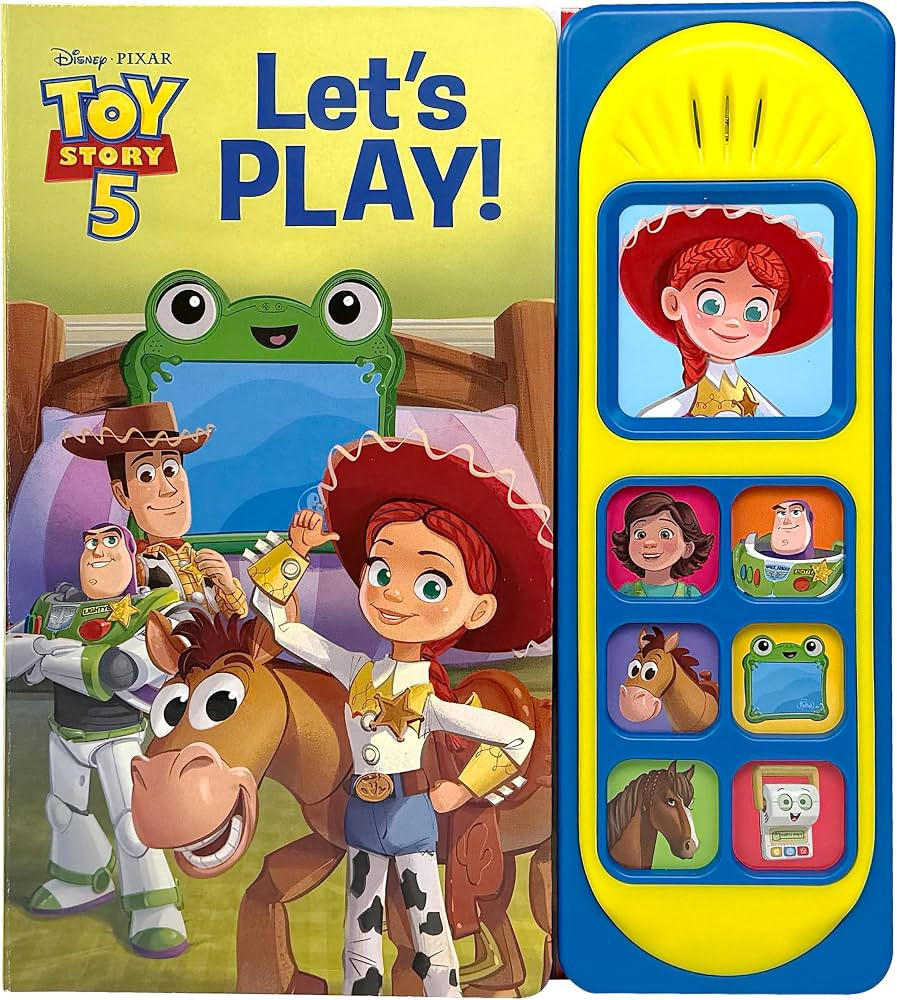Disney Pixar Toy Story 5 - Let\u2019s Play! Sound Book - Includes Woody, Buzz Lightyear, Jessie, ... | Amazon (US)