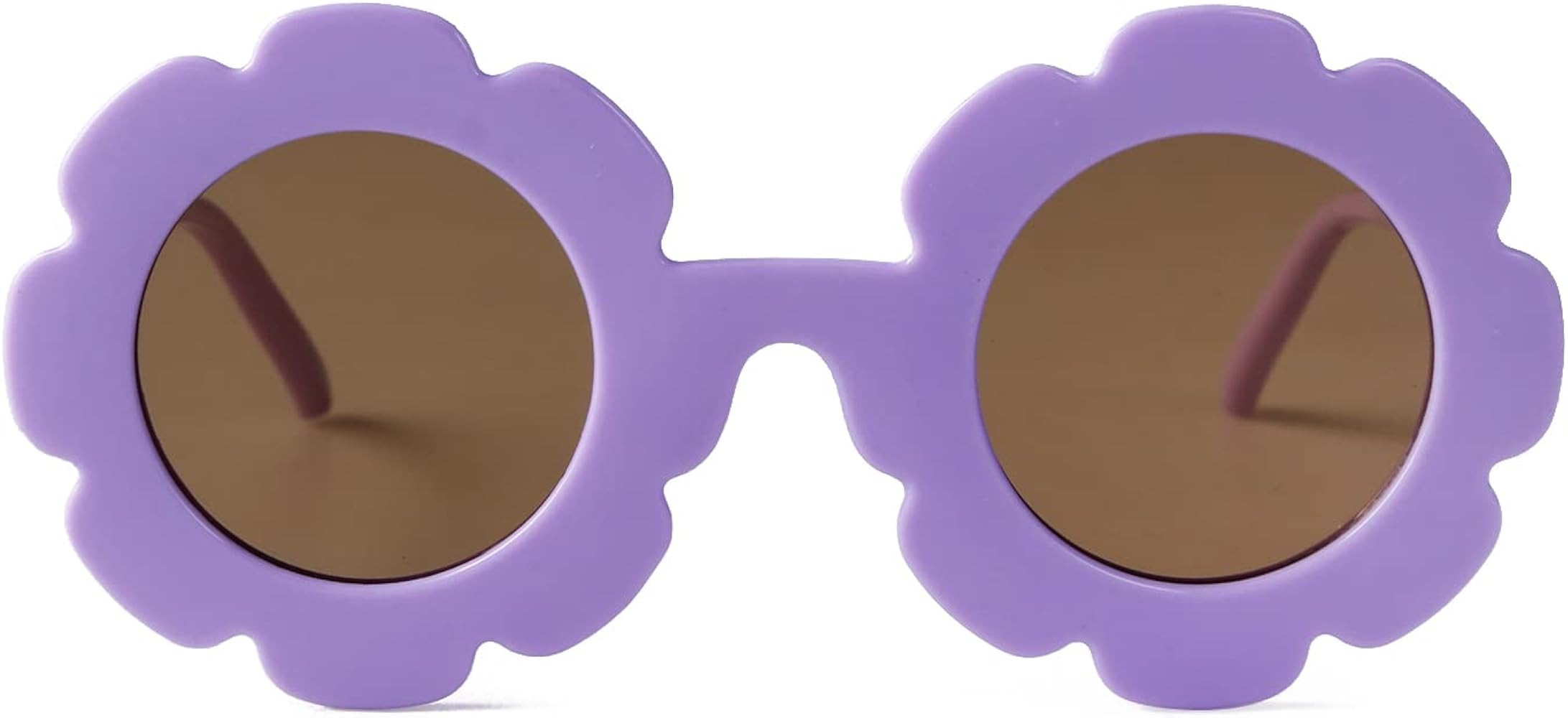 ADEWU Sunglasses for Kids Round Flower Cute Glasses UV 400 Protection Children Girl Boy Gifts | Amazon (US)
