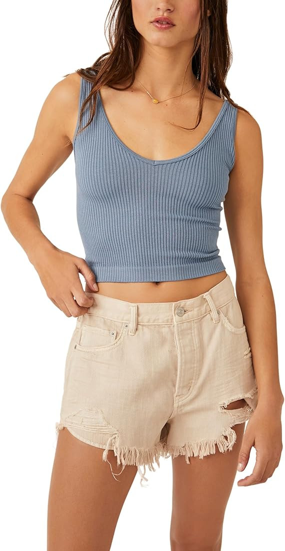 Free People Solid Rib Brami | Amazon (US)