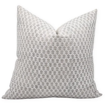 Floral Linen Indoor/Outdoor Pillow Cover | Wayfair North America