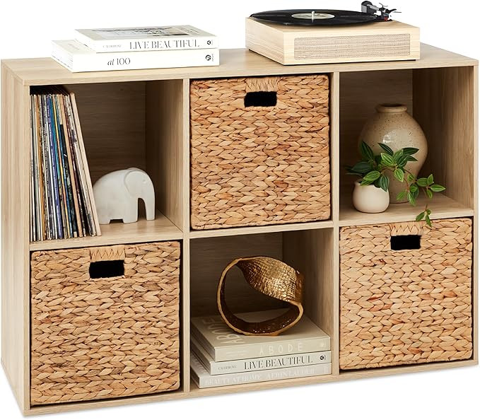 Best Choice Products 6-Cube Storage Organizer, 13.5in Shelf Opening, Bookcase, Display Shelf, Cus... | Amazon (US)